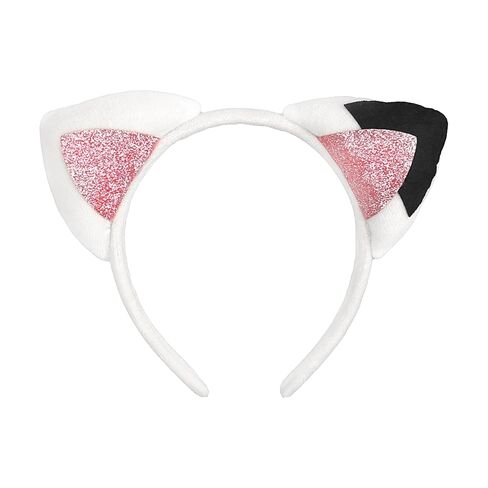 Cat Ears Headband Glitter Hair Band Cute Animal Hair Accessories for Women Girls Halloween Party Headwear in Saudi Arabia