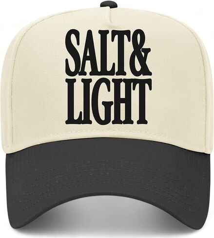 Salt & Light Hat | Premium Adjustable Christian Snapback Baseball Vintage Trucker Hat for Men & Women in Saudi Arabia