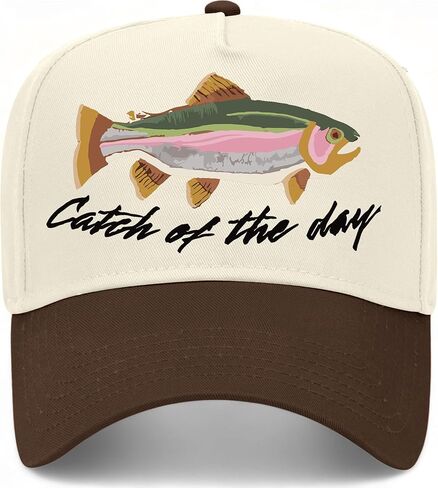 Catch of The Day Hat | Premium Vintage Trucker Hat with Adjustable Snapback for Men & Women in Saudi Arabia
