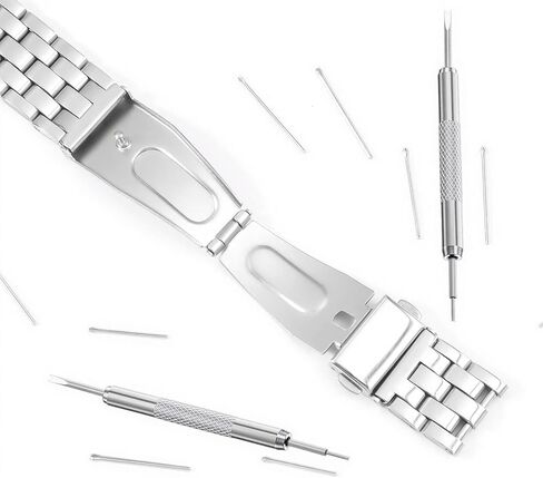 360PCS Watch Band Pins, Stainless Steel Watch Link Pins Replacement Kit with Removal Tools, 18 Sizes (6-23mm) in Saudi Arabia