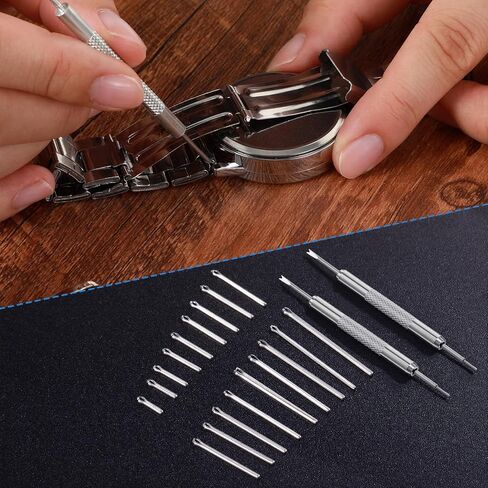 360PCS Watch Band Pins, Stainless Steel Watch Link Pins Replacement Kit with Removal Tools, 18 Sizes (6-23mm) in Saudi Arabia
