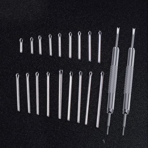 360PCS Watch Band Pins, Stainless Steel Watch Link Pins Replacement Kit with Removal Tools, 18 Sizes (6-23mm) in Saudi Arabia