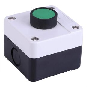 Push Button Switch Box - ABS Weatherproof Push Button Switch Station Box One Button Control for Gate Opener