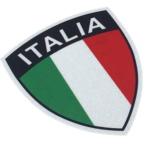 Car Styling Italy Flag Italia Car Sticker Decals Vinyl Tape Reflective for Vespa Piaggio 12x10cm