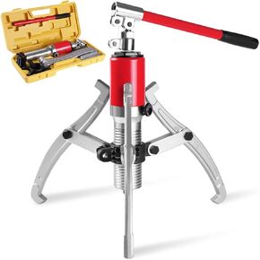 LIIAMOAR Hydraulic Gear Puller | Max 10 Ton | Bearing Puller | Gear Puller | Pulley Puller | 3 Jaw Bearing Puller | for Hub, Flange Wheel, Gear and Bearing Removal