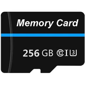 بطاقة ذاكرة 256 جيجا بايت بطاقة TF صغيرة بطاقة ذكية فائقة السرعة لهواتف Android وكاميرا الحركة والأجهزة اللوحية مساحة تخزين موسعة in Kuwait