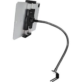 Phichy Car/Truck Seat Rail Tablet Mount Holder for 4.7-12.9" Phone & iPad - Adjustable Gooseneck Tablet Holder for Car or Vehicle Floor, Compatible with iPad Pro/Air/Mini, Galaxy Tab, iPhone, Tablets