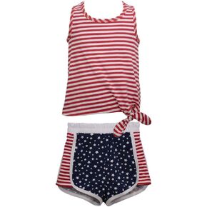 Bonnie Jean 4th of July Shorts Set Outfit for Girls