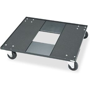 Safco Products 4188 Stack Chair Cart for 4185 Stack Chairs and Visit Stack Chairs, Sold Separately, Black