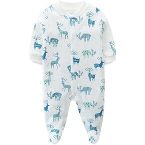 Infant Baby Cute Onesie Cotton Outfit Cartoon Bodysuit Jumpsuit Long Sleeve Romper