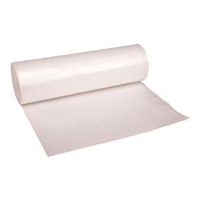 Boardwalk 243306 High-Density Can Liner, 12-16gal, 24 x 33, 6mic, Natural, 50 Bags per Roll (Case of 20 Rolls)