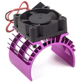 Hobbypower Alloy Heatsink w/ 5v Cooling Fan for 1/10 Car 540 3650 Size Motor in Kuwait