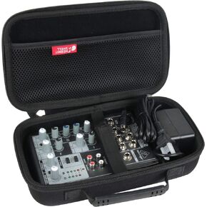 Hermitshell Hard Travel Case for Behringer Xenyx 502 Premium 5-Input 2-Bus Mixer