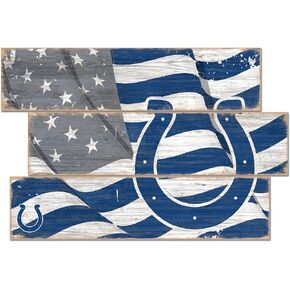 Fan Creations Indianapolis Colts 3-Plank Team Flag