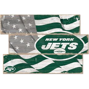 Fan Creations New York Jets 3-Plank Team Flag