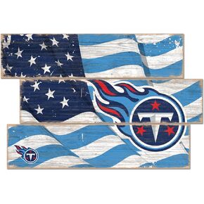 Fan Creations Tennessee Titans 3-Plank Team Flag