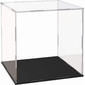 Acrylic Display Case for 1:24 Model Cars, Versatile Clear Acrylic Display Box with Black Base for Diecast Cars