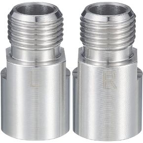 Bike Pedal Extenders, Chrome-Molybdenum Steel Bicycle Pedal Extender for 9/16 inch Bike Pedals, Extended Pedal Spacer for MTB, BMX, Road Bike - Extended 20 mm/0.79in - 1 Pair in Saudi Arabia