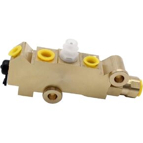 GSKMOTOR PV2 Brass Proportioning Valve Disc/Drum Disc Front Drum Rear Brass Brake Fits 1978-1987 Chevy Mopar GMC Full Size Truck