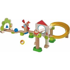 HABA Kullerbu Windmill Playset - 25 Piece Ball Track Starter Set with Special Effects - Ages 2+ in Kuwait