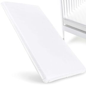aBaby Baby Crib Mattresses - Square Shaped White Cradle Mattress with Waterproof Vinyl Cover – Durable & Breathable Crib Mattress (14" x 34")