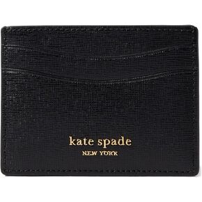 Kate Spade New York Morgan Saffiano Leather Card Holder Black One Size in Kuwait