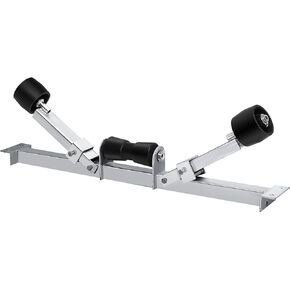 Datanly Boat Trailer Rollers Large Load Capacity 2204 lbs Boat Trailer Parts Bottom Support Bracket Boat Trailer Accessories Steel Adjustable Support Bracket for Boats Small Motors Sailing Boats