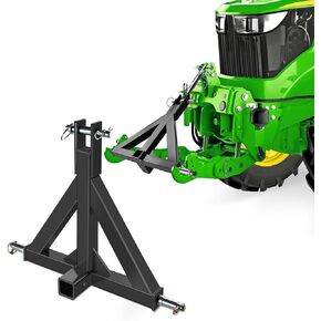 Nilight 3 Point 2" Trailer Hitch Receiver Category 1 Heavy Duty Tractor Drawbar Quick Hitch Adapter Compatible with Kubota,Bx,John Deere, Nortrac, Kioti,Yanmar,Cat 2 Years Warranty