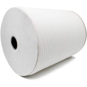 Twill Tape 100% Cotton- Herringbone- 1/4" X 800 Yds - Color White (1 Roll/Pack)