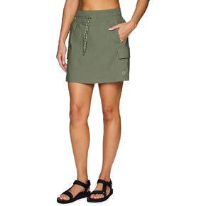 Avalanche Women's Cargo-Style Hiking Skort, Quick Drying Tennis/Golf Skirt with Inner Bike Shorts, Pockets