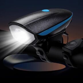 Bike Light, High Lumens Super Bright Bicycle Light, 5+3 Modes USB Rechargeable Bike Headlight & Tail Light Set, Waterproof Safety Bike Front & Rear Light for Road, Mountain, Night Riding