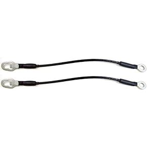 PT Auto Warehouse TC-FO005-P - Tailgate Lift Support Cable, 16 5/16" - Left/Right Pair, Replaces # ‎5L5Z-9943052-AA, 5L5Z-9943053-AA, F37Z-9943053-A, F37Z-9943052-A, F37Z9943053A, F37Z9943052A