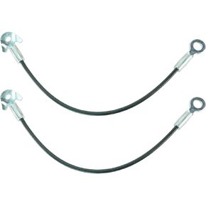 TRQ Tailgate Support Stay Cable Pair Set Kit Compatible with Chevy GMC Tahoe Blazer Suburban