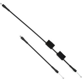 HiSport Door Latch Release Cable Compatible with Ford E150 E250 E350 E450 E550 Van 1992-2014 Right Side Rear Door Support Cables - 8C2Z15431A02C 924-351