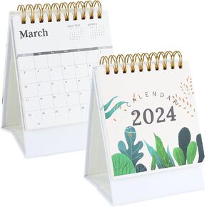 تقويم مكتب صغير من يونيو 2023 إلى ديسمبر 2024، تقاويم مكتبية رخامية محمولة مع ملف ذهبي عتيق للمكتب المنزلي والمدرسة (حزمة واحدة)