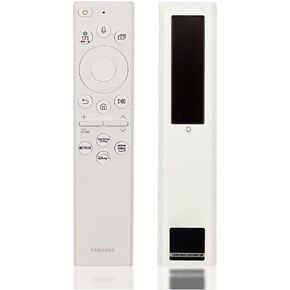 New Remotes Original Samsung BN59-01391A with Voice Search, Apps and Solar Charging for Samsung TVs 2021 2022 2023 (White)