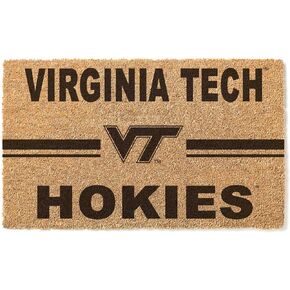 ممسحة أرجل KH Sports Fan Virginia Tech Hokies بشعار فريق جوز الهند، متعددة (1063100501)