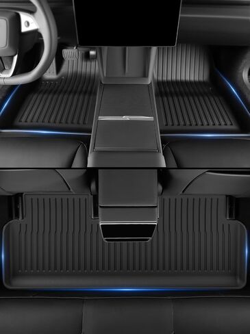 ASZSK Floor Mats for Tesla Model 3 2024,All-Weather Non-Slip TPE Rubber Floor Liners Model 3 Highland Accessories-Front and Rear 2 Rows Set in Saudi Arabia
