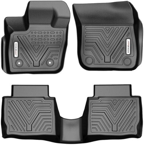 YITAMOTOR Floor Mats Compatible with 2017-2020 Ford Fusion/Lincoln MKZ, Custom Fit Floor Liners, 1st & 2nd Row All-Weather Protection, Black in Saudi Arabia