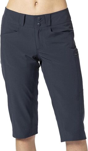 Terry Bike Shorts Women Metro BTK (Below The Knee) Hiking Water Resistant Cargo Shorts W/Removable Cycling Padded Liner in Saudi Arabia