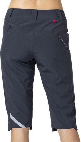Terry Bike Shorts Women Metro BTK (Below The Knee) Hiking Water Resistant Cargo Shorts W/Removable Cycling Padded Liner in Saudi Arabia