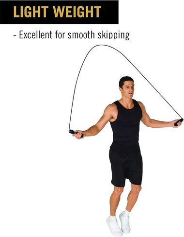 Everlast 9Ft Pvc Jump Rope, 9 feet (Black) in Saudi Arabia