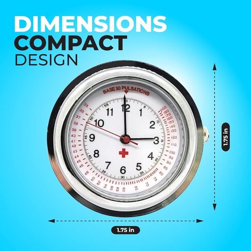 ساعة سماعة الطبيب للممرضة السوداء - إطار معدني خفيف الوزن - يتم ربطها مباشرة بسماعة الطبيب لجميع المهنيين الطبيين in Kuwait