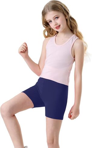 Phedrew Girls Cotton Shorts Dance Shorts Active Bike Shorts for Underdress in Saudi Arabia