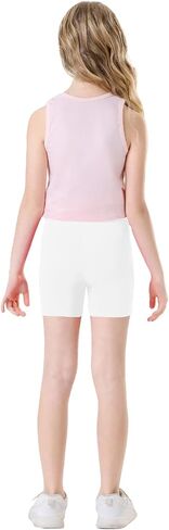Phedrew Girls Cotton Shorts Dance Shorts Active Bike Shorts for Underdress in Saudi Arabia