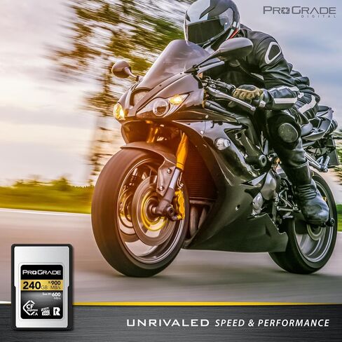بطاقة ذاكرة ProGrade Digital CFexpress™ 2.0 من النوع A (سعة 240 جيجابايت) باللون الذهبي in Kuwait