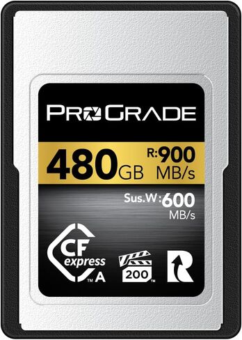 بطاقة ذاكرة ProGrade Digital CFexpress™ 2.0 من النوع A (سعة 240 جيجابايت) باللون الذهبي in Kuwait