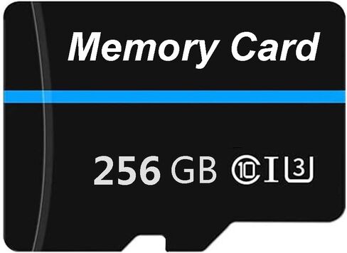 بطاقة ذاكرة 256 جيجا بايت بطاقة TF صغيرة بطاقة ذكية فائقة السرعة لهواتف Android وكاميرا الحركة والأجهزة اللوحية مساحة تخزين موسعة in Kuwait