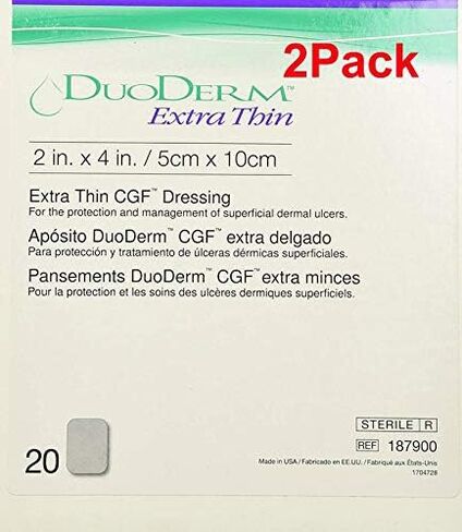 DUODERM CGF EXTRATHIN STERILE DRESSING 2? x 4? 20EACH/BOX(Two Pack) in Saudi Arabia