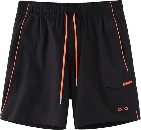 HODOSPORTS Mens 8" Swim Trunks Quick Dry Bathing Suit with Mesh Liner (Regular & Big Tall Sizes) in Saudi Arabia